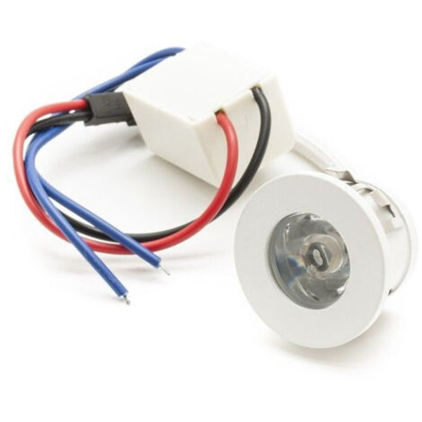 Copy Of Faretto Led Incasso 1w Bianco Punto Luce Segnapassi Luce Fredda 6500k Con Driver (1/3)