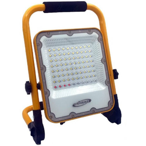 Faro Led Slim Smd 50w Ricaricabile Portatile Staffa Da Esterno Luce 6500k Mg-50 (1/5)