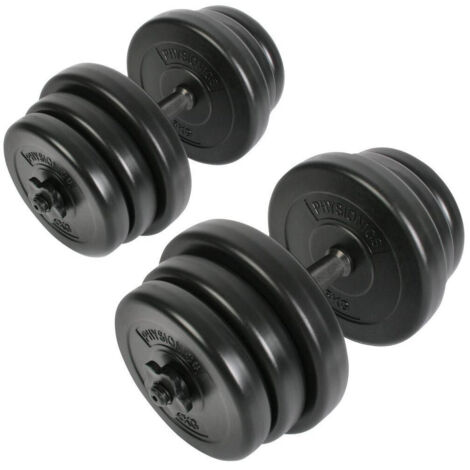Jeu D'haltères Réglables Fitness Gym 30 Kg Total (1/2)