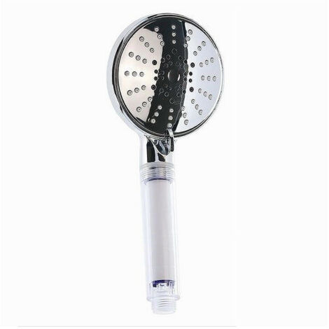 Soffione Doccetta Multigetto Rotondo 11x25 Cm Massaggare 79699 (1/2)