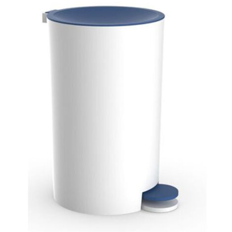 Panier Panier Pédale De Pédale Salle De Bain Blanche Blue Accessoire 69893 (1/2)