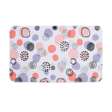 Tapis De Bain Avec Motif Abstrait En Forme De Boule 45x75 Cm 87088 (1/2)