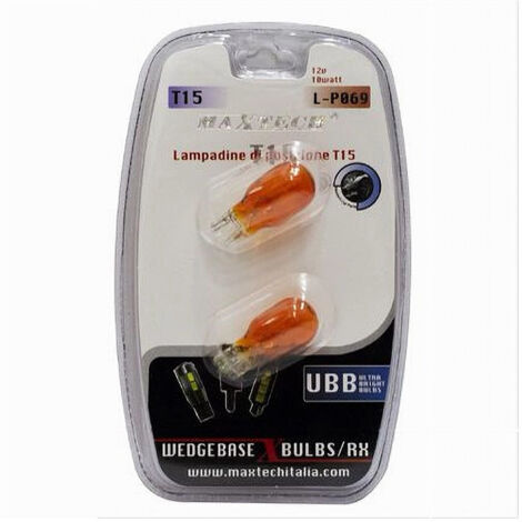 Ampoules De Position Maxtech L-p069 12 Volts 10 Watts T15 Ampoules Ultra Lumineuses (1/2)