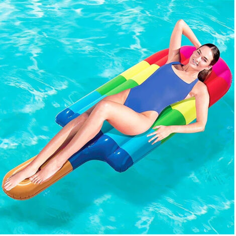 Ghiacciolo Gelato Isola Materassino Gonfiabile Mare Piscina 180 X 72 Cm (1/2)