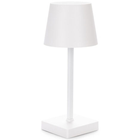 Lampe De Table Led Tactile Lumière Chaude Dimmable Rechargeable Batterie Usb       Blanc (1/2)