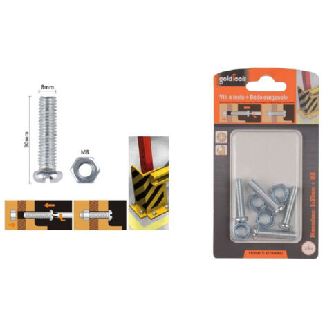 Set 4pz View Croce Tonda 8 X 30mm With Exagonal Daid M8 90985 (1/2)