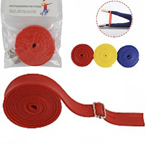 Fascia Banda Elastica Aerobica Fitness Yoga Banda Di Resistenza Stretching 2,5mt