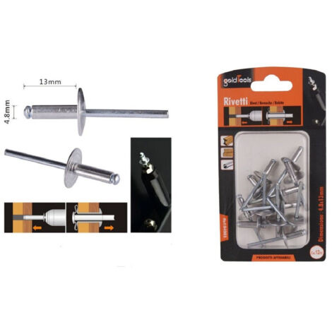 établissement De 12 Peuples Révues 4.8 X 13mm Accessoires Pour Le Ferrament De Bricolage 94981 (1/2)