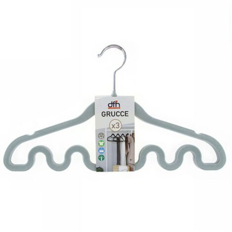 Set De 3 Cintres Mode Fond Vague Magique Couleur Chemise Accessoires Top (1/3)