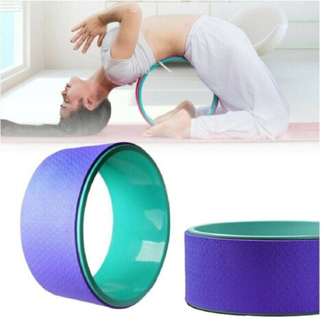 Anneau Yoga Et Pilates 38 Cm – Double Poignée, Fibre De Verre, Tonification Cuisses, Bras Et Abdos
