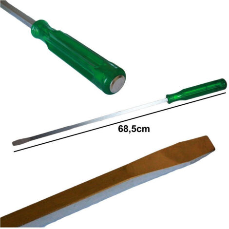 Tournevis Longs 685 Mm X 12 Mm Tournevis Plat à Percussion (1/4)