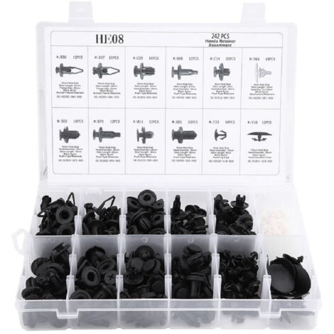 Kit Clip For Paraurti Auto 240 Pz 12 Dimensions Fixed By Revated (1/5)