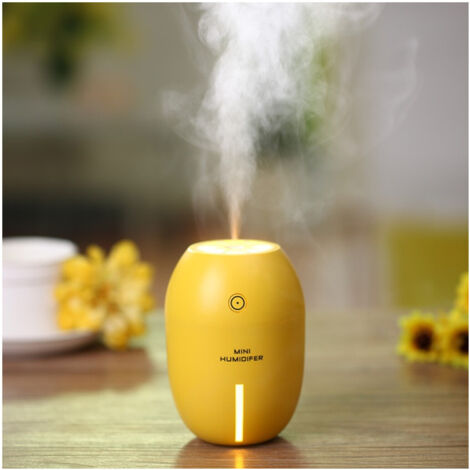 Mini Humidificateur Usb Diffuseur D'arômes Diffuseur D'arômes Ultrasonique + 4 Essences (1/2)