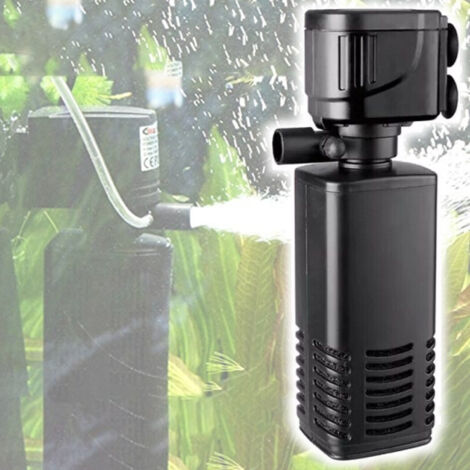 Pompe Submersible Pour Aquarium Recyclage Eau Douce Et Eau Salée 800 L/h 12 W Ql-1000f (1/4)