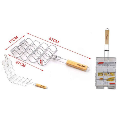 Mais Grill Carne Barbecue Gratics 57x27x17x5.5cm 2406336 (1/2)