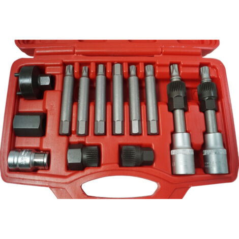 Kit Di Chiavi Per Smontaggio Puleggia E Alternatore Motore Auto 13 Pezzi (1/2)