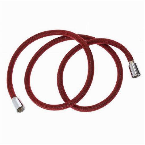 Tube De Douche Flexible 1,5 Mt Rouge 150 Cm De Salle De Bain En Dentelle Pour Douche à Main Boîte 87281 (1/2)