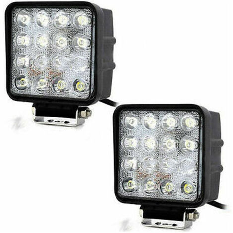 Couple Profondeur Phares Additionnels Suv Suv 16 Led 6000k Ip68 (1/2)