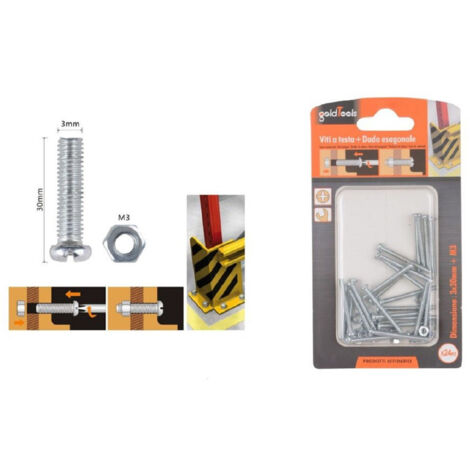 Set 24 Pz View Croce Tonda 3x30mm With Exagonal Daid M3 90956 (1/2)