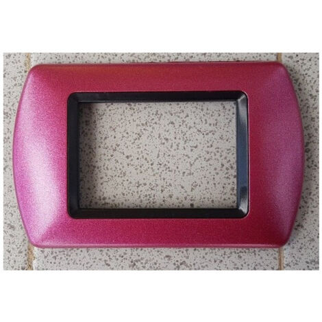 Abs Placchette Compatibilial Pour Living International Placca Series Rose Métallique