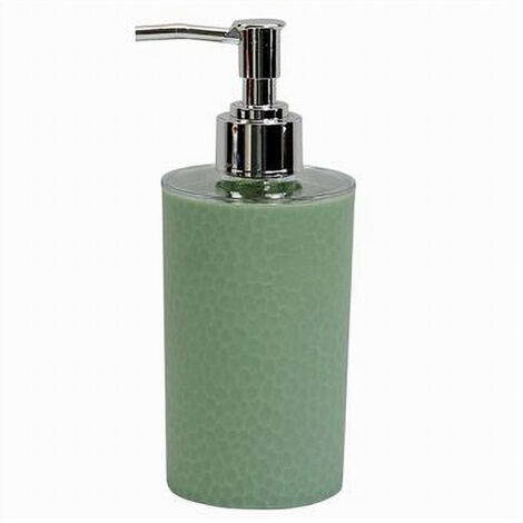 Dispenser Sapone Liquido Lavandino Verde Lavorato Accessorio Arredo Bagno 79785 (1/2)