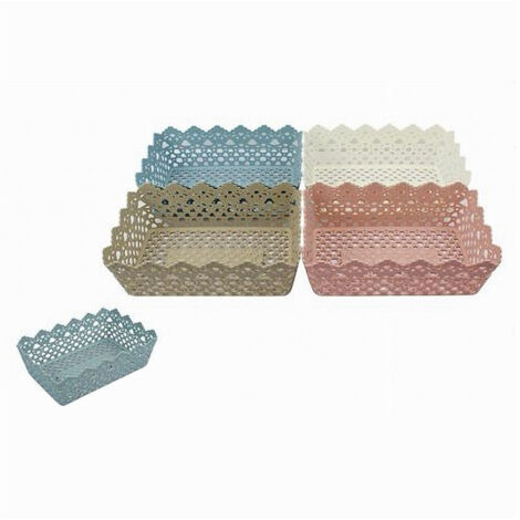Le Panier Apporte Tous Les Objets En Plastique Rectangulaires 29.8x19.8x9.6cm Multi-usage 79472 (1/5)