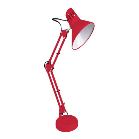 Lampe De Bureau Avec Bras Articulé Prise E27 Lampe De Bureau Rouge (1/2)