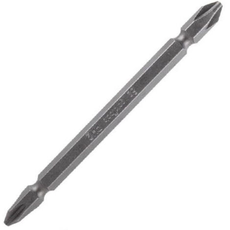 Jeu De 2 Pièces De 100 Mm D'embouts Croisés Magnétiques S2 à Double Tête Ph2 57241 (1/3)