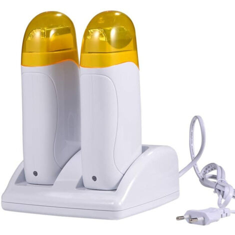 Kit Chauffe-cire Double Rouleau + Recharge De Base Pour Bandes De Cire à épiler