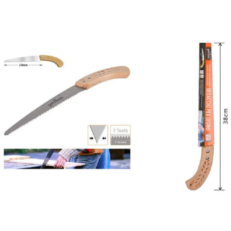 Sega Segaccetto 230mm For Legno Potatura Giardinaggino 38cm 90111 (1/2)