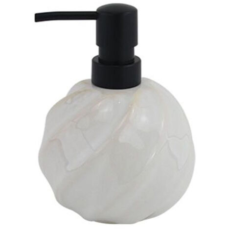 Copy Of Dispenser Porte Savon Liquide Sphérique En Céramique émaillé Marbre Noir (1/2)