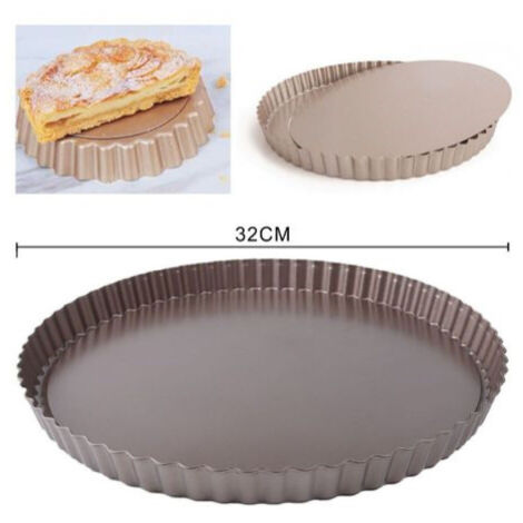 Set 3 Teglie A Cerniera Per Torte, 24/26/28 Cm – Antiaderenti, Con Fondo Rimovibile, Per Cheesecake E Torte A Strati