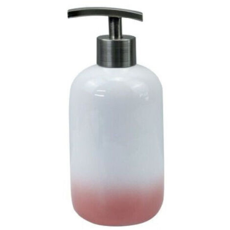 Distributeur De Savon Liquide Blanc Rose Moderne Accessoires De Salle De Bain 59906 (1/2)