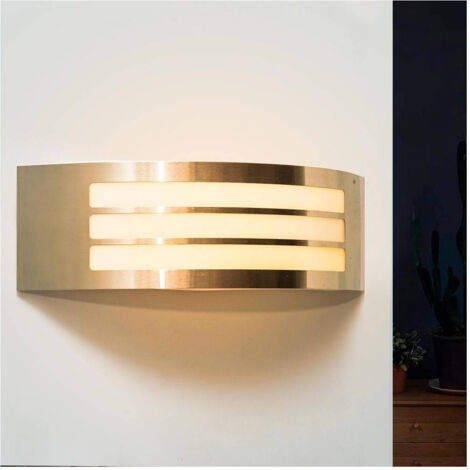 Applique Led Esterno Lampada E27 Luce Moderna Parete Muro Giardino Cortile S101-a (1/5)