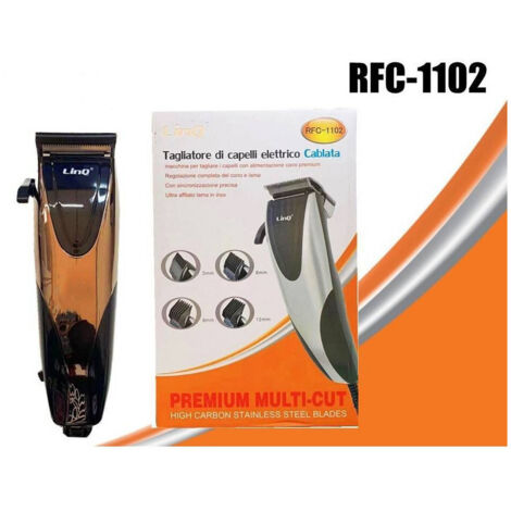 Electrical Rasory Taglia Capelli Regola Barba Baffi Basette Rfc-1102 4 Guides (1/3)