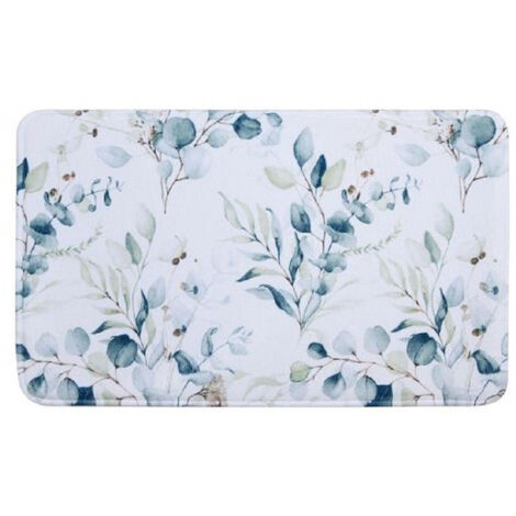 Tappeino Tappetino Pour Bagno 45 X 75 Cm Avec Fantasia Fiori Foglie 87060 (1/2)