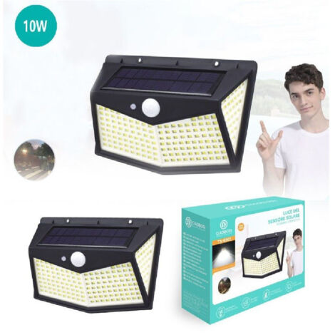 Lampe Solaire Photovoltaïque Avec Capteur De Lumière 212 Led Pour Jardin Extérieur Tx-9501 (1/5)