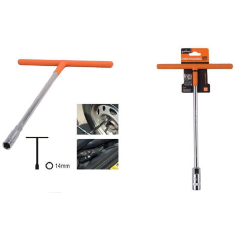 Poligonal Key Impugnature Type De 14 Mm With Exagonal Bussle Cr-v 91610 (1/2)