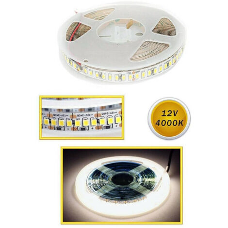 Smd 2835 Strip 5 Mt Bobina Light Calda Fredda 2835 12v