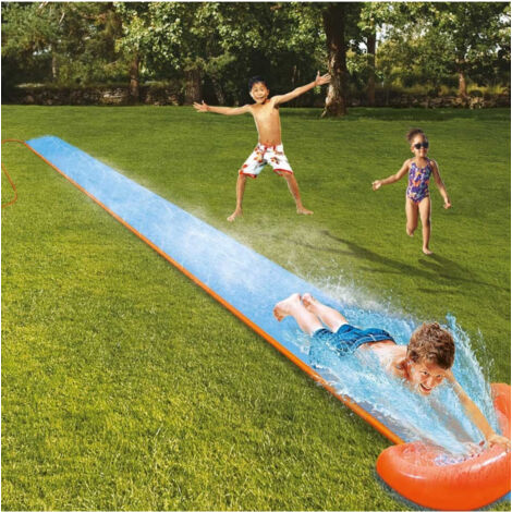 Scivolo Acquatico Da Giardino Pista 5,49 Mt Rampa Lancio E Spruzzo 1 Posto (1/3)