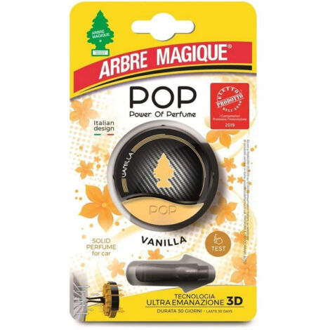 Désodorisant Pour Voiture Magic Arbre Pop, Parfum Vanille (1/3)