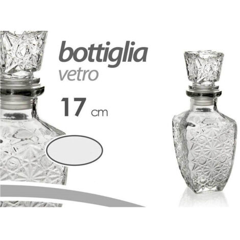 6pcs Whisky Liquor Bottle Glass Hermetic Stopper 250ml 17cm 773099 (1/2)