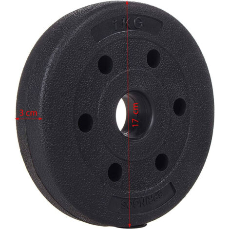Paire D'haltères Disques D'haltères 1 Kg Bodybuilding