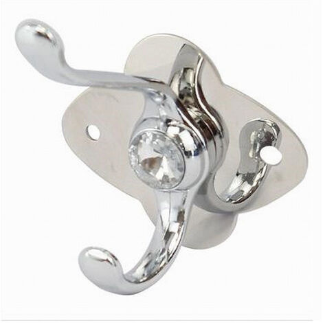 Apendino Gancio Abiti Porta Asciugamano 1 Posto Diamante Bagno 52172 (1/3)