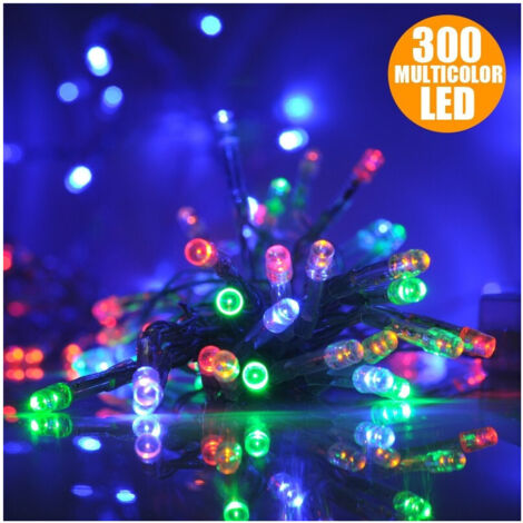 Catena Luminosa Natale 300 Led Multicolor For Internal And External Decorations (1/4)