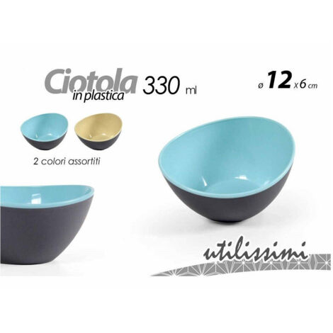 Ciotola In Ciotolina Plastic 0.33 Lt ø12x6cm Cuisine 2 Colours Assortitities 838576 (1/3)
