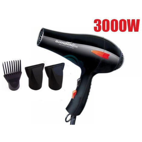 Sèche-cheveux Professionnels 3000w Diffuseur De Peigne à Cheveux Triple