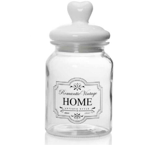 Jarre Romantique En Verre 1000ml 11x2cm 759352 (1/2)