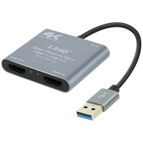 Câble De Capture Vidéo Hdmi Vers Usb Ultra Hd 4k Full Hd 1080p Hdv890 (1/5)