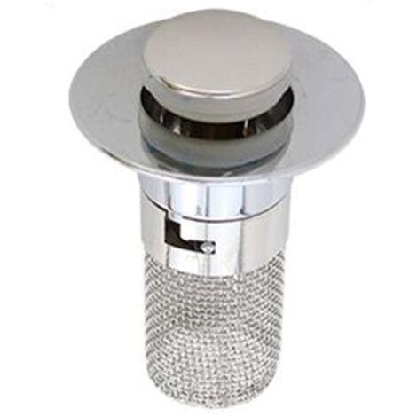 évier Bouchon Pop Up Universel Drain Fil Fil Filtre Salle De Bain Lavabo 87337 (1/4)